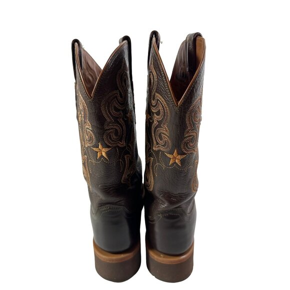 Lucchese 2000 Leopard Cheetah Boots Double Stitched Size 7.5 E - Picture 7 of 9